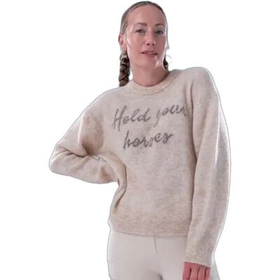 Pullover Damen PS of Sweden Quote Mohair Mix Beige L Pullover Damen PS of Sweden Quote Mohair Mix Beige L