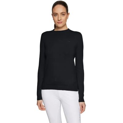 Pullover mit Rundhalsausschnitt Damen Samshield Phoebe Noir M Pullover mit Rundhalsausschnitt Damen Samshield Phoebe Noir M