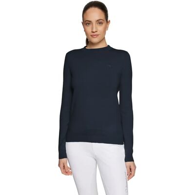Pullover mit Rundhalsausschnitt Damen Samshield Phoebe Bleu M Pullover mit Rundhalsausschnitt Damen Samshield Phoebe Bleu M