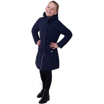 Parka für Mädchen QHP Linde Blau 16 Jahre alt Parka für Mädchen QHP Linde Blau 16 Jahre alt