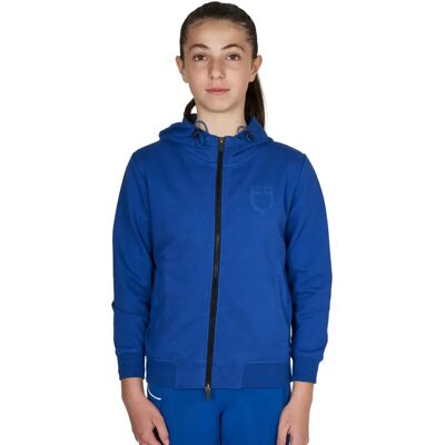 Kapuzensweatshirt mit Logo Kind Equestro Shiny Bleu 12 ans Kapuzensweatshirt mit Logo Kind Equestro Shiny Bleu 12 ans