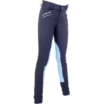 Reithose Mid Grip Mädchen HKM My First HKM Bleu 10 ans Reithose Mid Grip Mädchen HKM My First HKM Bleu 10 ans