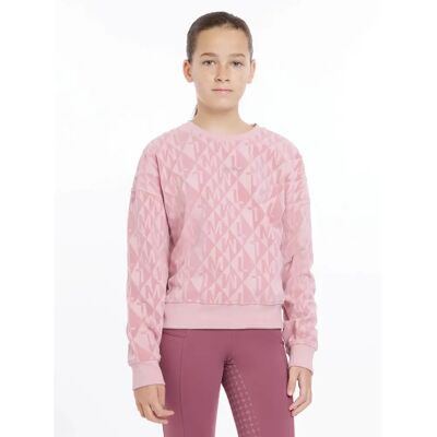Kinder Reit Sweatshirt mit Rundhals LeMieux Clea Rose 11/12 ans Kinder Reit Sweatshirt mit Rundhals LeMieux Clea Rose 11/12 ans