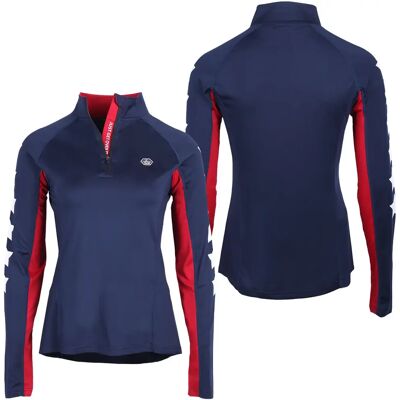 Reittrikot Kind QHP Vegas Bleu 12 ans Reittrikot Kind QHP Vegas Bleu 12 ans