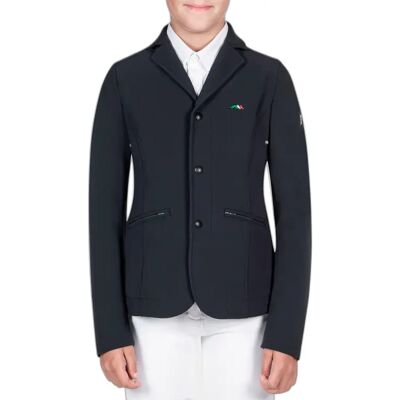 Reitturnierjacke Kind Equiline Schwarz 10/11 Jahre Reitturnierjacke Kind Equiline Schwarz 10/11 Jahre