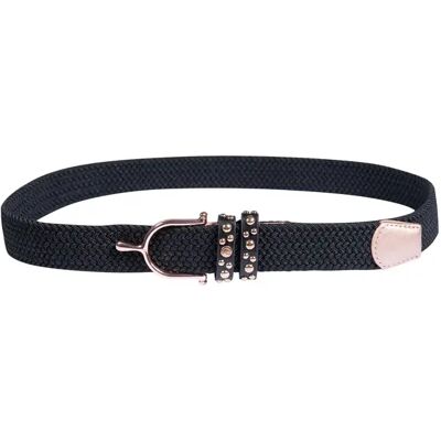 Damengürtel HKM Rosegold Glamour Style Noir 80 cm Damengürtel HKM Rosegold Glamour Style Noir 80 cm