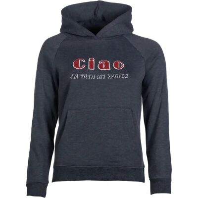 Hoodie Kinder HKM Kids Ruby Gris 11/12 Jahre Hoodie Kinder HKM Kids Ruby Gris 11/12 Jahre