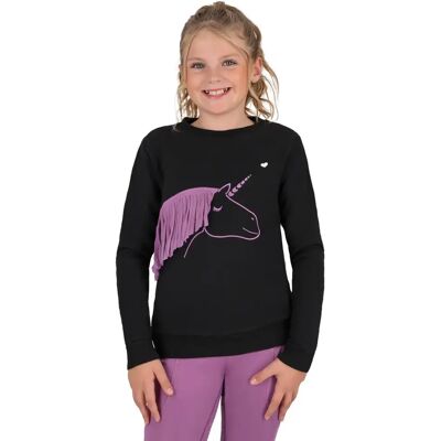 Pullover, Mädchen QHP Lize Schwarz 8 Jahre Pullover, Mädchen QHP Lize Schwarz 8 Jahre