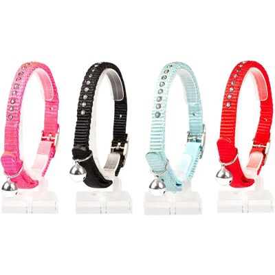 Duvo+ Nylon Halsband Diamanten - Katzenhalsband Duvo+ Nylon Halsband Diamanten - Katzenhalsband