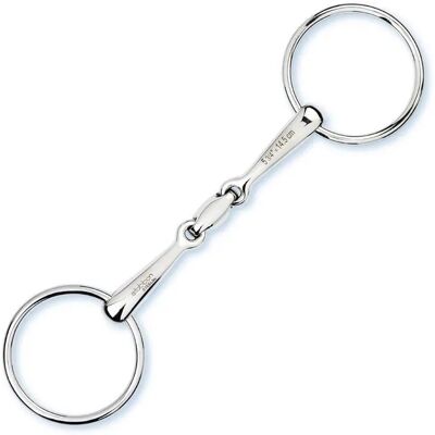2-Ring Gebiss Stübben Easy Control Argenté 17,5 cm 2-Ring Gebiss Stübben Easy Control Argenté 17,5 cm