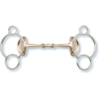 3-Ring Gebiss Stübben Argenté 14,5 cm 3-Ring Gebiss Stübben Argenté 14,5 cm