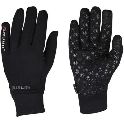 Dublin Polartec Black Fleece Riding Gloves - Schwarz - Klein - Polartec Handschuhe Dublin Polartec Black Fleece Riding Gloves - Schwarz - Klein - Polartec Handschuhe