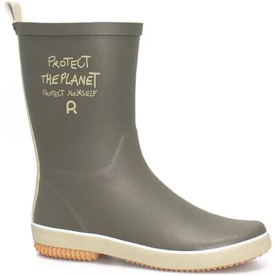 Demi Gummistiefel Frau Rouchette Protect The Planet Vert 39 Demi Gummistiefel Frau Rouchette Protect The Planet Vert 39