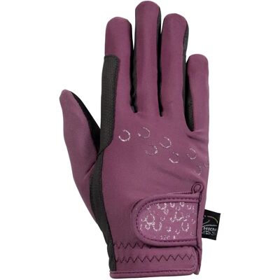 Reithandschuhe Kind HKM Kids Alva Violet Größe 8 Reithandschuhe Kind HKM Kids Alva Violet Größe 8