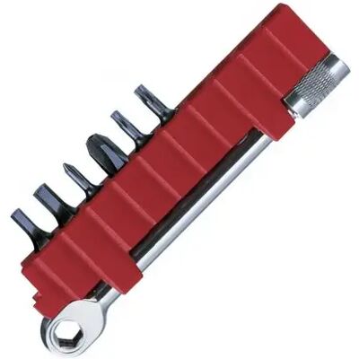 Halter + Ratschenschlüssel + Bits Victorinox Swisstool Rouge TU Halter + Ratschenschlüssel + Bits Victorinox Swisstool Rouge TU