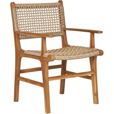 House Nordic Derby Armlehnstuhl - Naturholz & Rattan - Esszimmerstuhl House Nordic Derby Armlehnstuhl - Naturholz & Rattan - Esszimmerstuhl