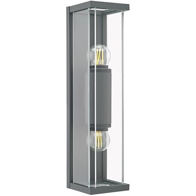 Sigor - Nulatern Mini double - Anthrazit - 2x E27 - Wandleuchte Sigor - Nulatern Mini double - Anthrazit - 2x E27 - Wandleuchte