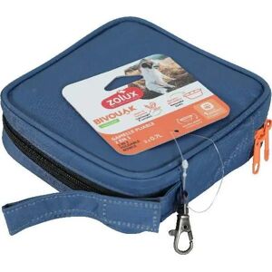 Faltbarer 2-in-1-Hundnapf Zolux Bivouak Bleu 15x15x5 cm Faltbarer 2-in-1-Hundnapf Zolux Bivouak Bleu 15x15x5 cm