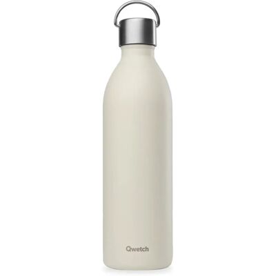 Isotherme Flasche Qwetch Active Beige 350 ml Isotherme Flasche Qwetch Active Beige 350 ml