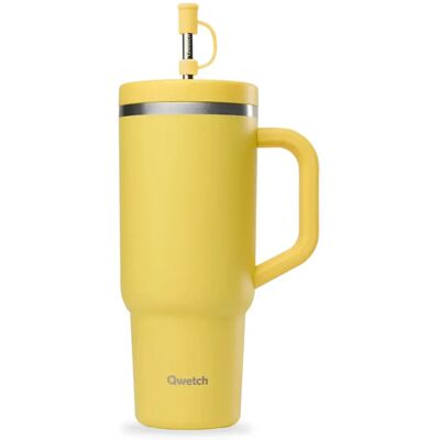 Isothermischer Becher Qwetch Jaune 900 ml Isothermischer Becher Qwetch Jaune 900 ml