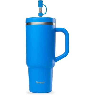Isothermischer Becher Qwetch Bleu 900 ml Isothermischer Becher Qwetch Bleu 900 ml