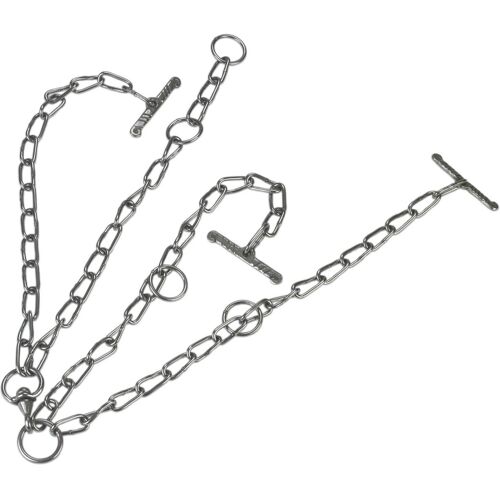 Doppelte Kuhkette verzinkt mit Karabinerhaken Kerbl Noir 6x65x110 cm