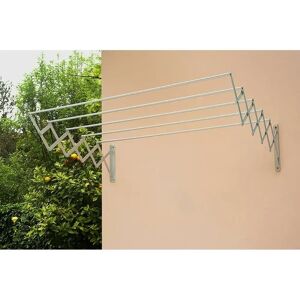Einziehbare Wäscheleine aus Aluminium BigBuy Home Argenté TU Einziehbare Wäscheleine aus Aluminium BigBuy Home Argenté TU