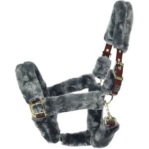 Halfter für Pferde aus Fell Bucas Show-Line Marron Full Halfter für Pferde aus Fell Bucas Show-Line Marron Full