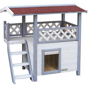 Katzenhaus Kerbl Lodge Ontario Gris 77x50x73 cm Katzenhaus Kerbl Lodge Ontario Gris 77x50x73 cm