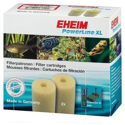 Filterkartusche Eheim PowerLine XL (x2) Gelb TU Filterkartusche Eheim PowerLine XL (x2) Gelb TU