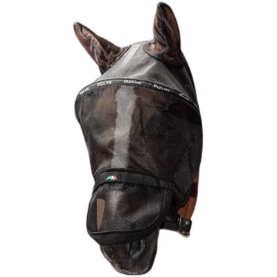 Fliegenmaske für Pferde Equiline Benson Schwarz Cob Fliegenmaske für Pferde Equiline Benson Schwarz Cob