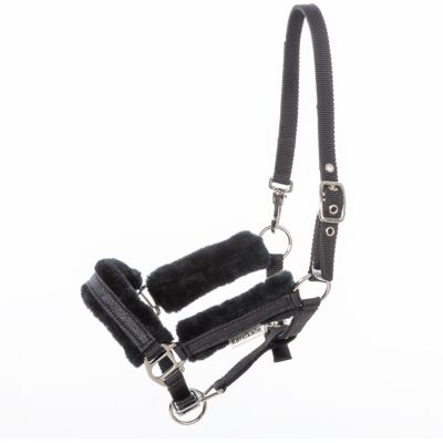 Halfter für Pferd Kavalkade Star Faux fur Noir Yearling Halfter für Pferd Kavalkade Star Faux fur Noir Yearling