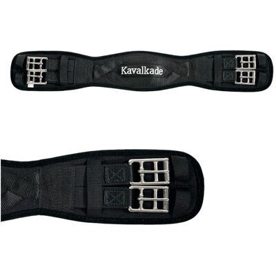 Elastischer Kurzgurt für Pferde Kavalkade Klimatex Schwarz 75 cm Elastischer Kurzgurt für Pferde Kavalkade Klimatex Schwarz 75 cm