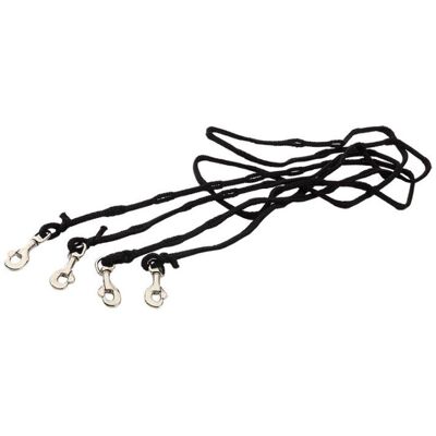 Hilfszügel aus Nylon Kavalkade Philip - Easy Schwarz Full Hilfszügel aus Nylon Kavalkade Philip - Easy Schwarz Full