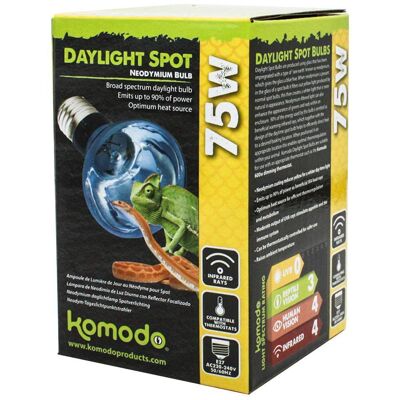 Komodo Neodymium Tageslicht Spotlampe ES - 150w - Reptilienbeleuchtung Komodo Neodymium Tageslicht Spotlampe ES - 150w - Reptilienbeleuchtung