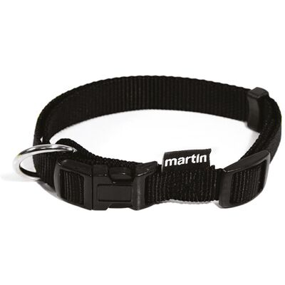 Martin Sellier Basic Nylon Zwart - Hundehalsband Martin Sellier Basic Nylon Zwart - Hundehalsband
