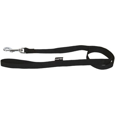 Martin Sellier Nylon Hundeleine - Basic Schwarz 120cm Martin Sellier Nylon Hundeleine - Basic Schwarz 120cm