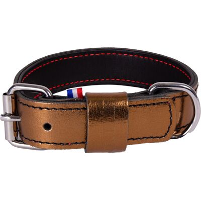 Hundehalsband aus Leder Martin Sellier Dakota Gold 25/45 cm Hundehalsband aus Leder Martin Sellier Dakota Gold 25/45 cm