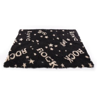 Martin Sellier Vetbed Rock Schwarz / Beige Recycelt - Vetbed - 50x75cm Martin Sellier Vetbed Rock Schwarz / Beige Recycelt - Vetbed - 50x75cm