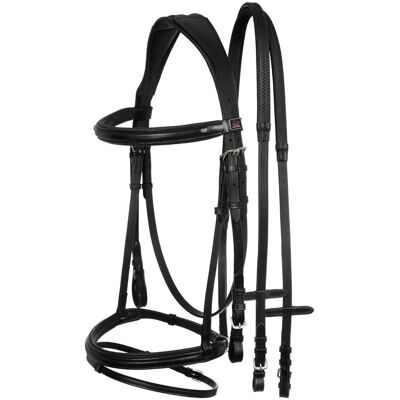 Anatomische Reittrensen für Pferde, gepolstertes klassisches Modell Supreme Schwarz Pony Anatomische Reittrensen für Pferde, gepolstertes klassisches Modell Supreme Schwarz Pony