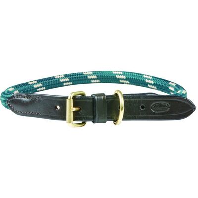 Hundehalsband aus Leder Seil Weatherbeeta Grün XL Hundehalsband aus Leder Seil Weatherbeeta Grün XL