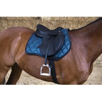 Gemischter genarbter Reitsattel Eric Thomas Élite Noir 17" Gemischter genarbter Reitsattel Eric Thomas Élite Noir 17"
