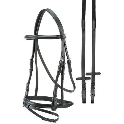 Trensen für Pferde econ glatt Tattini (1403833) Marron Poney Trensen für Pferde econ glatt Tattini (1403833) Marron Poney