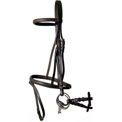 Zaumzeug für Pferde Profil gummiertes Leder Tattini Noir Cob Zaumzeug für Pferde Profil gummiertes Leder Tattini Noir Cob