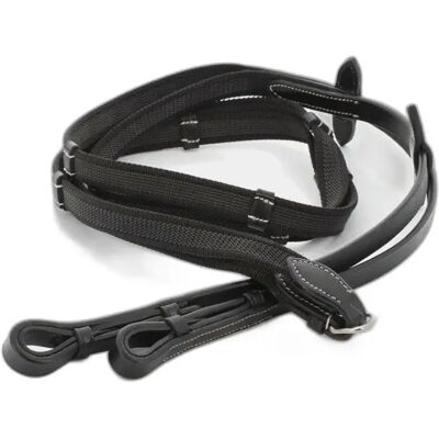 Riemen für Pferde Zügel Supergrip Eric Thomas Pro Noir 16 mm Riemen für Pferde Zügel Supergrip Eric Thomas Pro Noir 16 mm