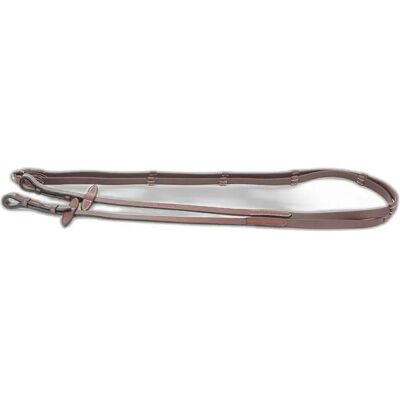 Weiche Gummizügel für Pferde Eric Thomas Pro Marron 13 mm Weiche Gummizügel für Pferde Eric Thomas Pro Marron 13 mm