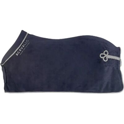 Pferdedecke aus Fleece mit rundem, gepolstertem und weichem Kragen Acavallo Bleu 135 cm Pferdedecke aus Fleece mit rundem, gepolstertem und weichem Kragen Acavallo Bleu 135 cm