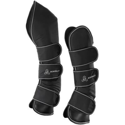 Pferdebeinschoner aus Polyestergewebe Acavallo 900D Ripstop Noir Poney Pferdebeinschoner aus Polyestergewebe Acavallo 900D Ripstop Noir Poney