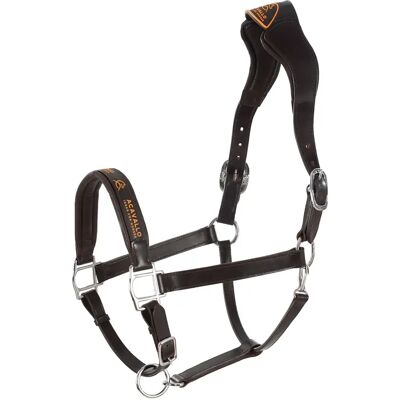 Pferdehalfter mit Kalbsleder-Futter Acavallo Ergonomic Pollguard Marron Full Pferdehalfter mit Kalbsleder-Futter Acavallo Ergonomic Pollguard Marron Full