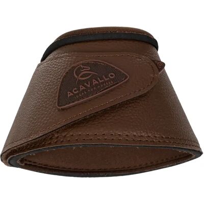 Synthetische Leder-Stiefelglocken mit Klettverschluss Acavallo Marron S Synthetische Leder-Stiefelglocken mit Klettverschluss Acavallo Marron S